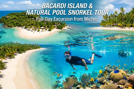 Bacardi Island Cayo Levantado white sand beach Dominican Republic