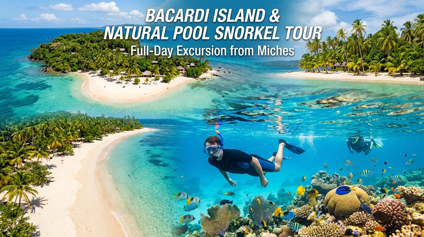 Bacardi Island Cayo Levantado white sand beach Dominican Republic